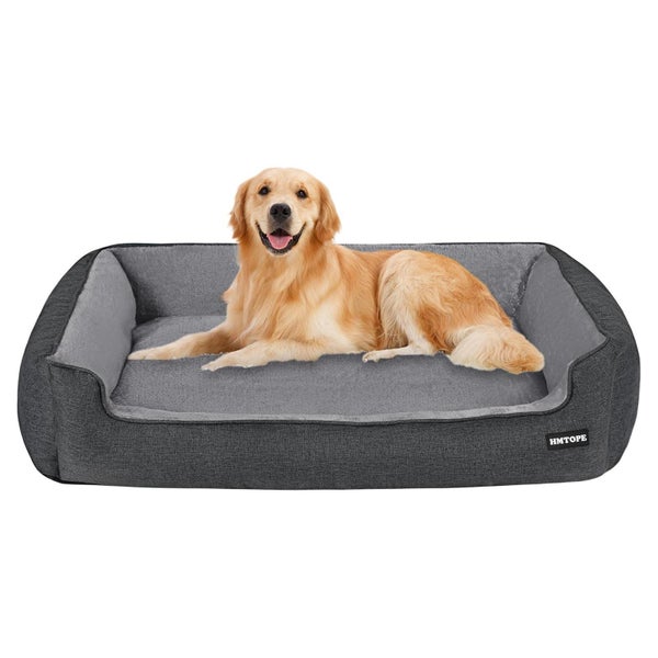 Hundebett Hundesofa Abnehmbar L 110 x B 86 x H 26 cm Grau Sp 1 St