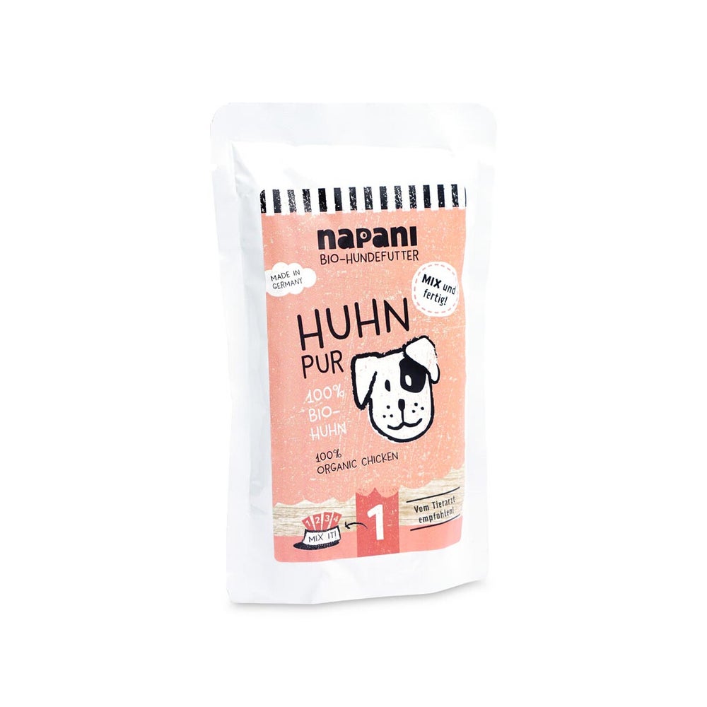 Bio-Nassfutter für Hunde, Huhn pur 150 g