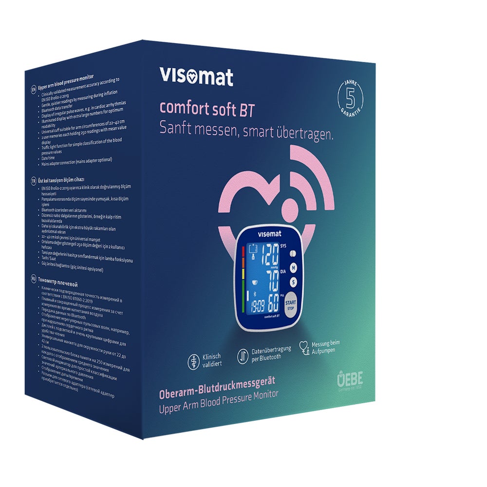 Visomat Comfort Soft Blutdruckmessgerät Bt Bluetoo 1 St