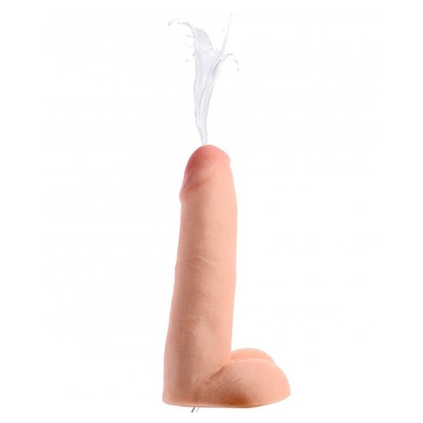 20cm Dildo mit Spritzfunktion, realistische Textur, TPE (1 Stück) 1 St