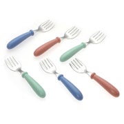 Besteck Set 6 Teile Edelstahl mit Silikongriff 1 St