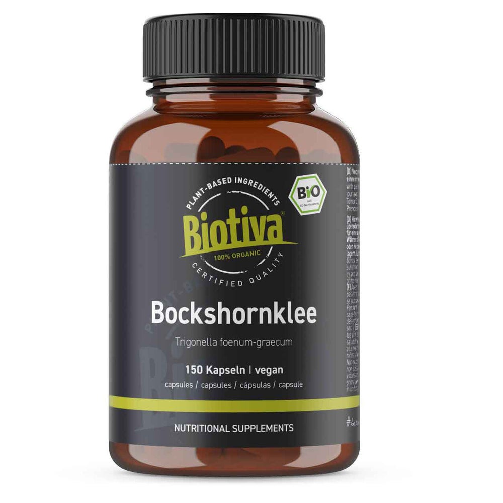 Biotiva Bockshornklee Samen Kapseln Bio 105 g
