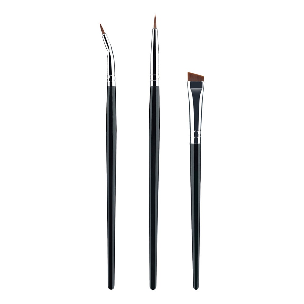 Technique PRO High Precision Eye Makeup Pinselset – Schwarz 1 St
