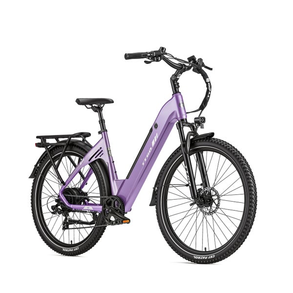 TTGO C5 City Commuter E-Bike mit 27,5" CST-Reifen,Lila 1 St