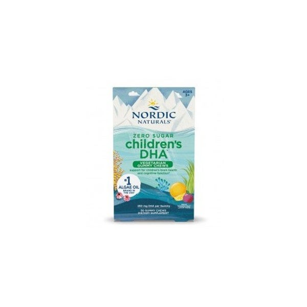 Vegetarische DHA-Fruchtgummis für Kinder, 250 mg 30 St