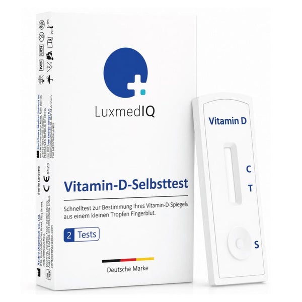 LuxmedIQ Vitamin D Test für Zuhause 2 St