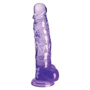King Cock - Clear Realistischer Penis mitKugeln