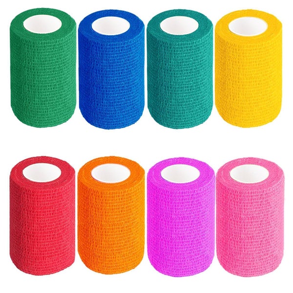Selbstklebender Verband Pferd 8 Rollen 7,5 cm x 4,5 m elasti 1 St
