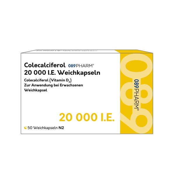 Colecalciferol 089pharm 20.000 I.E. Weic 50 St