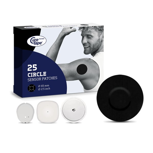 CureTape Sensor Patch - Freestyle Libre 3 & Dexcom Sensor G7 25 St
