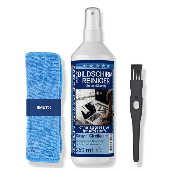 BMUT Bildschirmreiniger Spray Set 250 ml