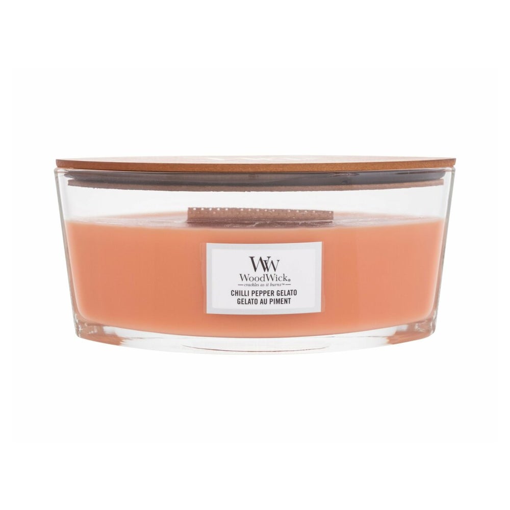 WoodWick Chilli Pepper Gelato Duftkerze mit Holzdocht 453,6 g 0,4536 kg
