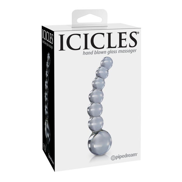 Icicles - Handgefertigter Glasdildo "Icicles No. 66"