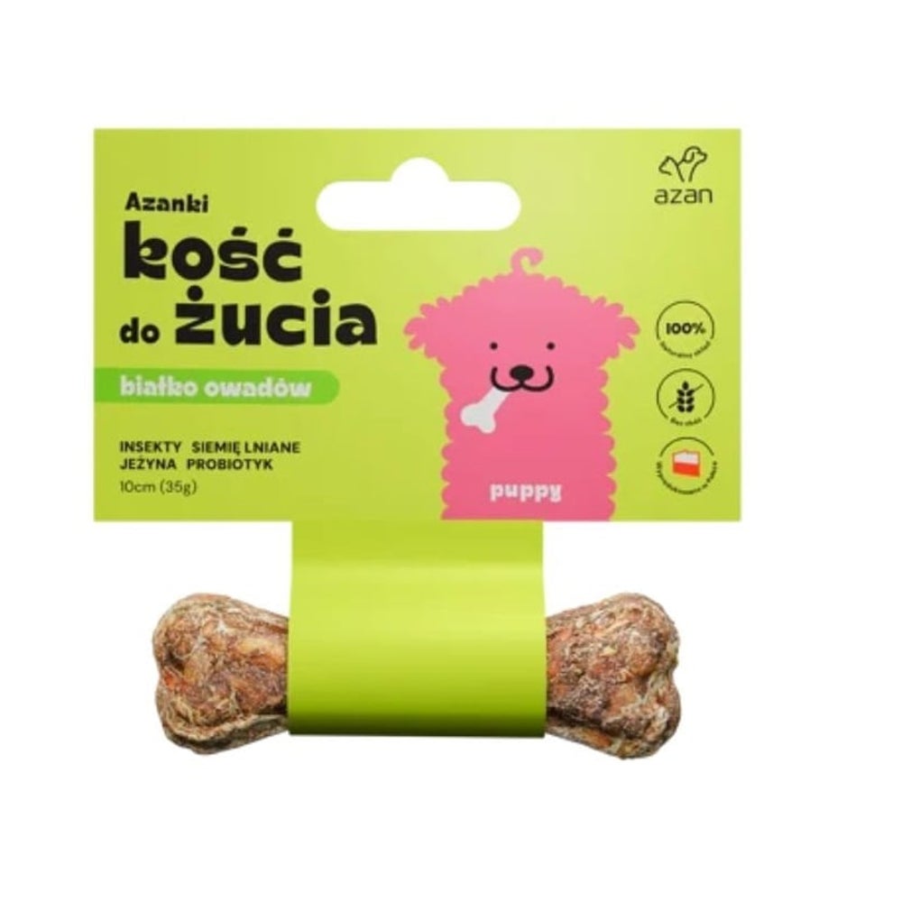 AZANKI Welpe Insektenknochen 10cm 0,035 kg