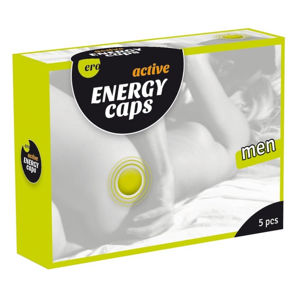 Hot - Men Energy Caps - Wohlbefinden und Kraft 5 St