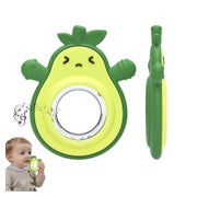 Beißring Avocado Silikon BPA-frei Rassel ab 3 Monaten 1 St