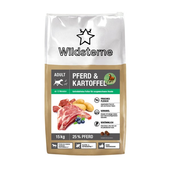 Wildsterne Classic Adult Pferd + Kartoffel 15,3 kg