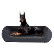 Hundebett Hundesofa abnehmbar L 120 x B 90 x H 30 cm Dunkelg 1 St