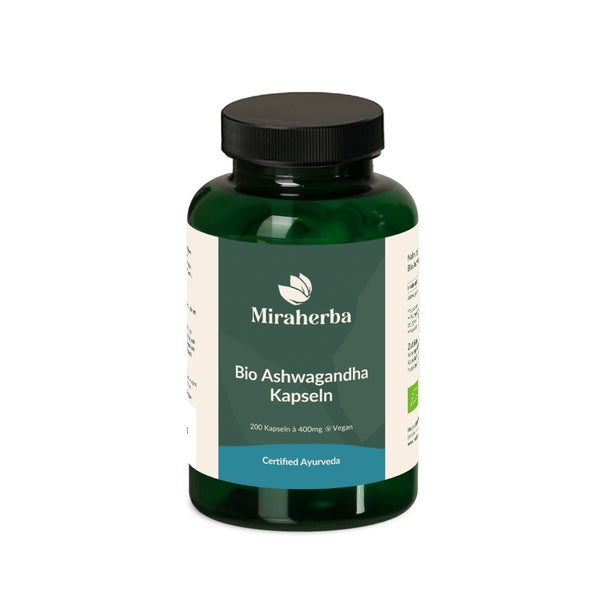 Miraherba - Bio Ashwagandha Kapseln 200 St