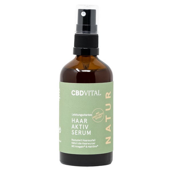 CBD VITAL Haar Aktiv Serum gegen Haarausfall und Graue Haare 100 ml