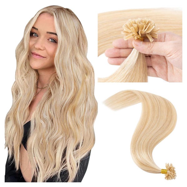 Extensions Echthaar Bondings Keratin 40 cm-50g 18P613 Ascheb 1 St