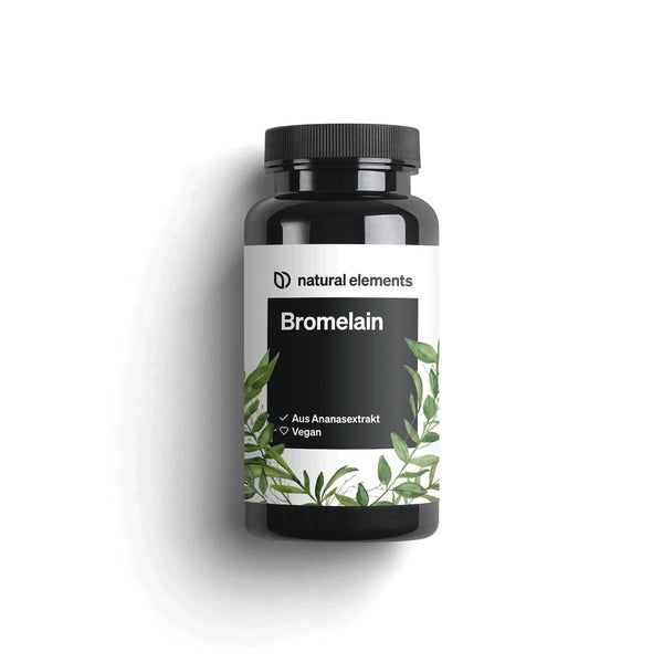 Bromelain - 400 mg (2000 F.I.P) - 90 magensaftresistente Kapseln - Natürlicher Ananas Extrakt - Laborgeprüft, hochdosiert und in Deutschland produziert 90 St