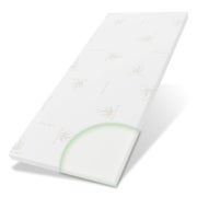 Bestschlaf 2x Visko-Mineralschaum Matratzenauflage, 4 cm 2 St