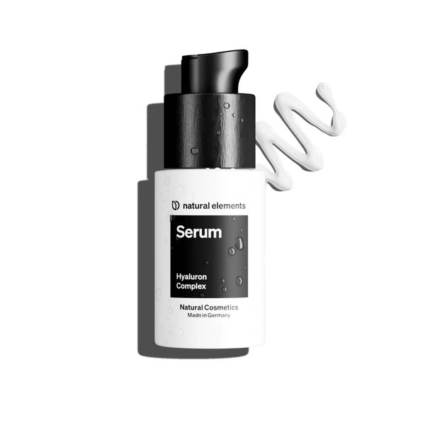 Serum Hyaluron – 30ml hochdosierte Hyaluronsäure – Anti Aging – mit Sanddornblätter-Extrakt, Spirulina & Glycerin – 100% Naturkosmetik – Feuchtigkeitsserum, Gesichtsserum, Parfümfrei  ml
