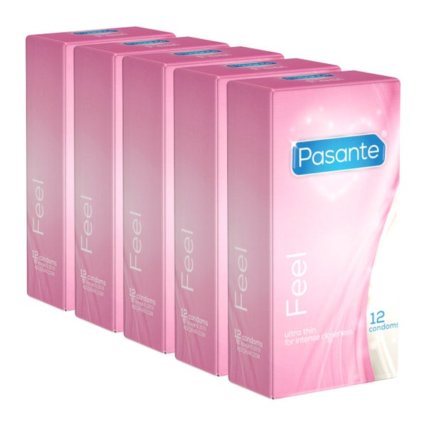 Pasante Feel Kondome extra dünn gefühlsecht 60 Stück (60 Kondome) 60 St