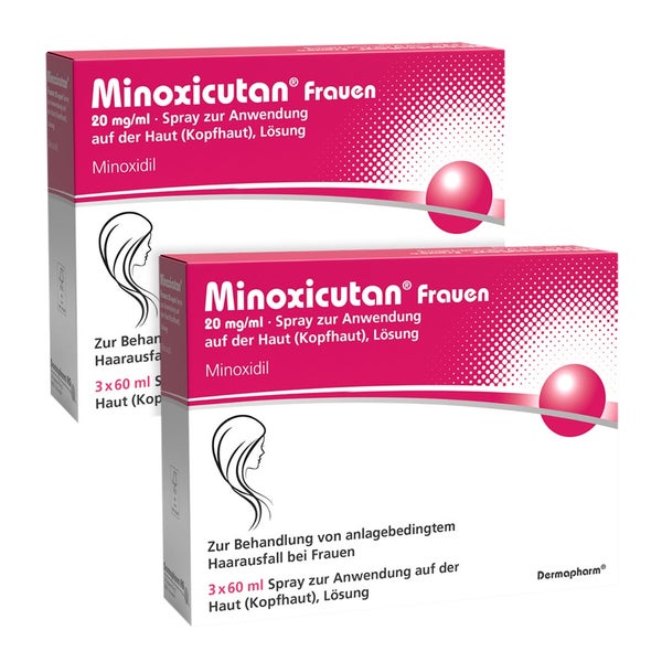 Minoxicutan® Frauen 20 mg/ml Spray Doppelpack 2X3X60 ml