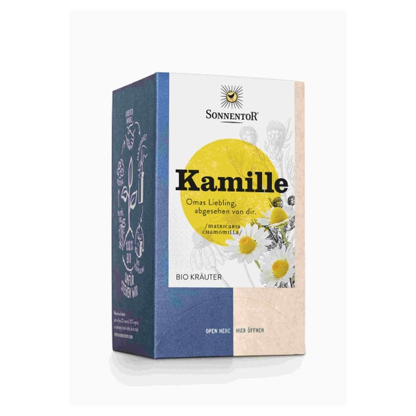 Bio-Kamillentee – 18 Doppelkammerbeutel für blumigen Genuss 14,4 g, DK-Beutel 18 St