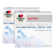 Produktabbildung: Doppelherz Kollagen Beauty system Doppelpack 2X30 St