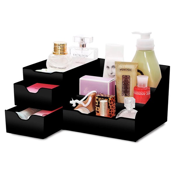UNIQ Kosmetik-Organizer mit 9 Fächern - Schwarz