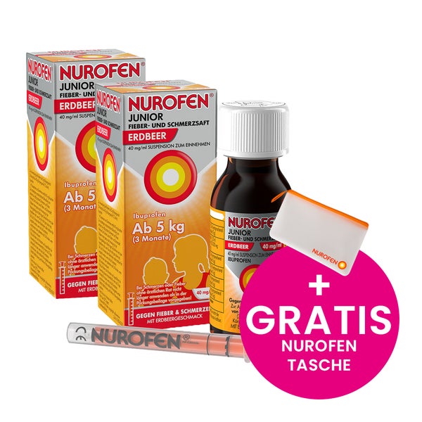 NUROFEN Junior Fieber- & Schmerzsaft Duo 2X100 ml