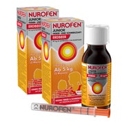 Produktabbildung: NUROFEN Junior Fieber- & Schmerzsaft Duo 2X100 ml