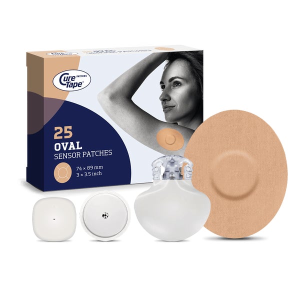CureTape Sensor Patch für Freestyle libre und Dexcom Sensor 20 St