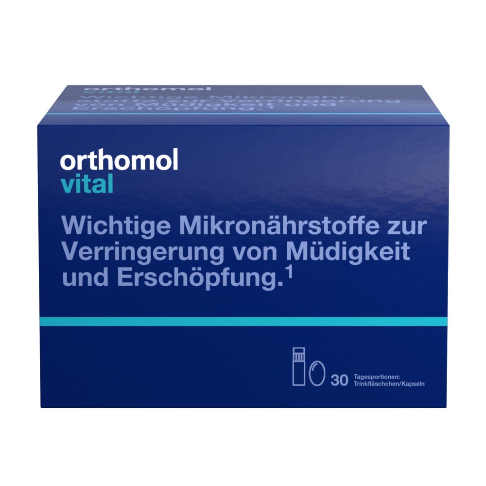 Orthomol Vital Trinkfläschchen/Kapseln 30 St