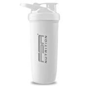 Protein Shaker Edelstahl Trinkflasche - Weiß 1 St