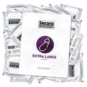 Produktabbildung: Secura «Extra Large» 100 extra große Kondome für mehr Ko (100 Kondome) 100 St