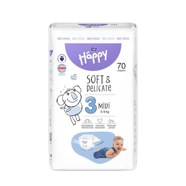 Bella Baby Happy Windeln Gr.3 Midi 5-9kg 6X50 St