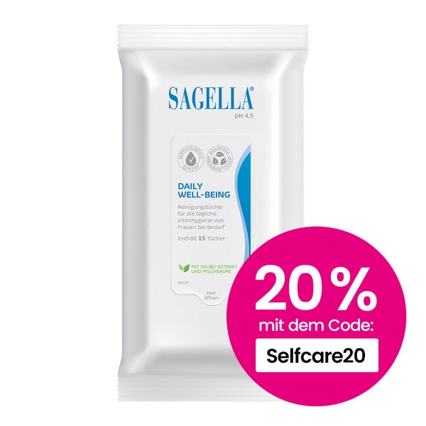 Sagella pH 4,5 Reinigungstücher 15 St