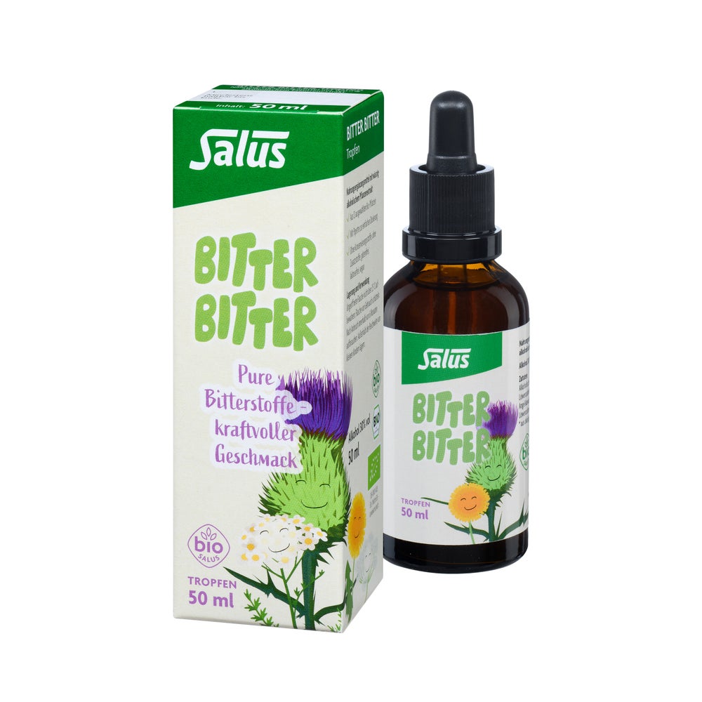 Salus Bitter Bitter Tropfen Alkoholhaltig Bio 50 ml