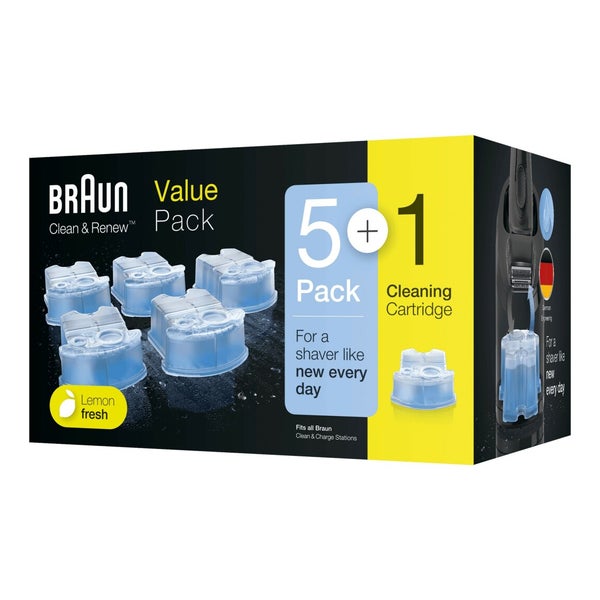 Braun Clean & Renew CCR 5+1 Reinigungskartuschen 1 St