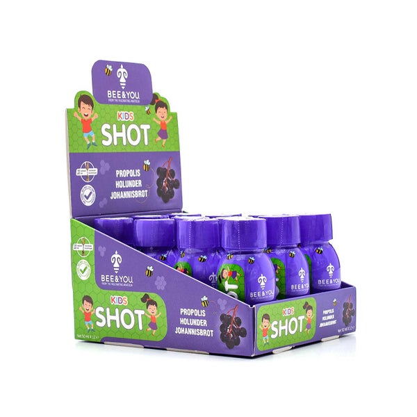 BEE&YOU Propolis Holunder Johannisbrot Shot 12 St