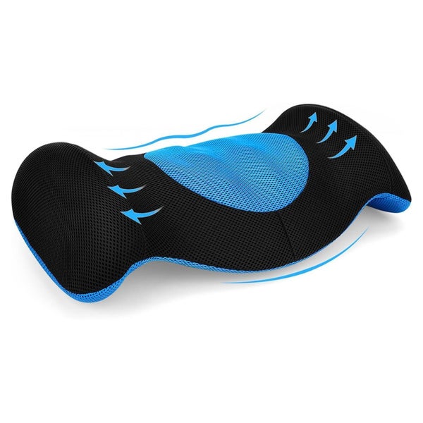 Lendenkissen Memory Foam orthopädisch ergonomisch Blauschwar 1 St