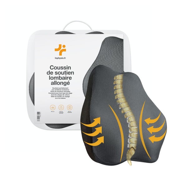 INPHYSIO Ergonomisches Lendenstützkissen, Verstellbare Gurte 1 St