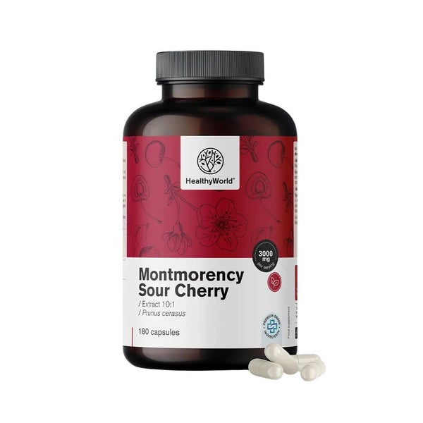 HealthyWorld Montmorency-Sauerkirsche 3000 mg 180 St