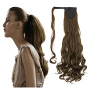 Pferdeschwanz Clip in Haarteil Haarverlängerung 60 cm Chestn 1 St