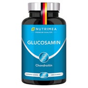 Nutrimea Glucosamin & Chondroitin Hochdosiert + MSM + MANGAN | Gelenk-Komplex FORTE PLUS 4in1 Kombi 90 St