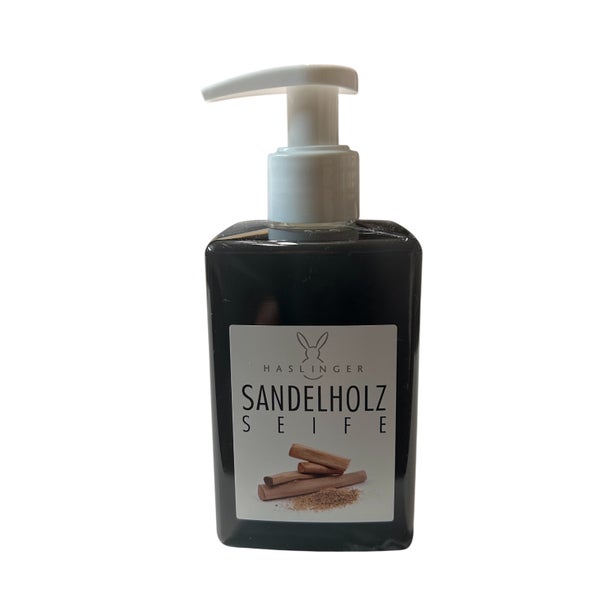 Haslinger Sandelholz Flüssigseife im Spender 250 ml